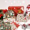 PlandRichW Christmas Wrapping Paper Folded for Kids Boys Girls Man Women Gift's. Papercraft Snowmen, Candy Canes, Tree, Socks, Snowflakes, Happy New Year Bulk of 12 Sheets 20"x 29" Folded